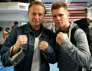 Yevgeniy Kievskiy and Yuri Foreman